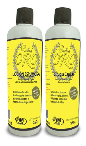 Cirugia Capilar Brillo De Oro Imsoid 250ml