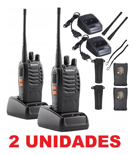 Radios Baofeng Bf-888s Transmisor Portátil Vhf Walkie Talkie