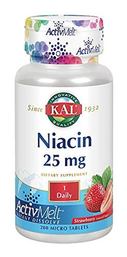 Niacina Activmelt (25 mg Fresa) Kal 200 losanje