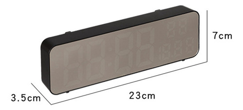 Reloj De Pared Digital Con Pantalla De Temperatura Y Humedad