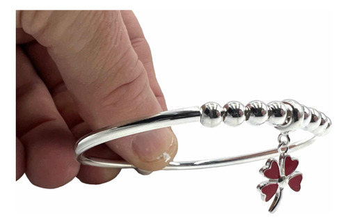 Pulsera Esclava De Plata 925 Con Dijes X Local 40% Off !!!!