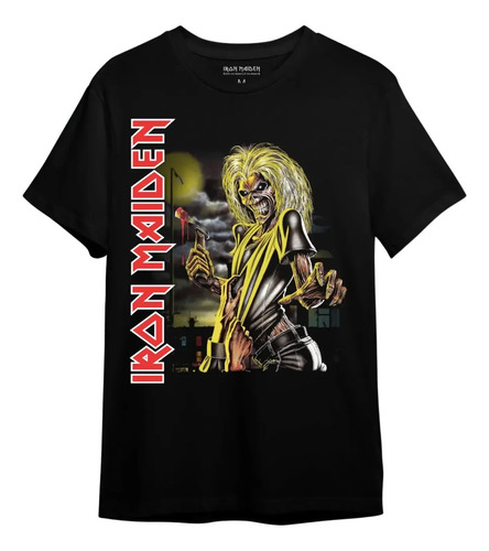 Camiseta Consulado Do Rock E560 Iron Maiden Camisa Banda