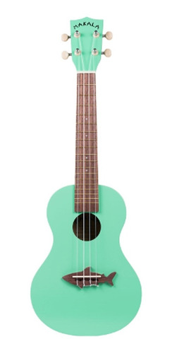 Mk-cs/grn Ukelele Makala Shark Concert Surf Green