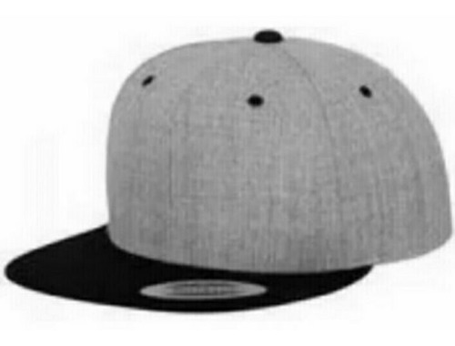 Gorra Plana Lana Premium Jaspe. Lote De 10 Pzas. Mayoreo.