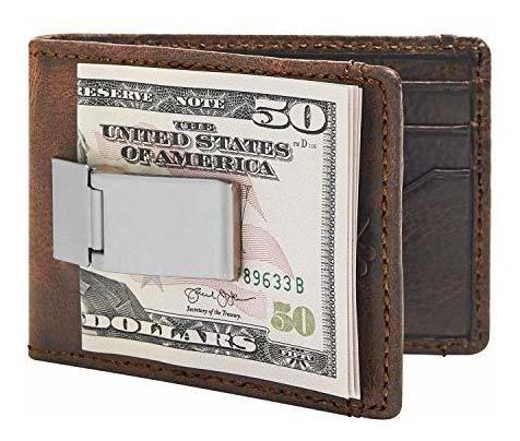 Hoj Co. Deacon Id Bifold Money Clip Wallet Para L3z6n