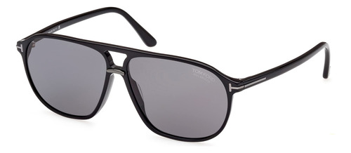 Gafas De Sol Tom Ford Bruce Ft 1026-n Shiny Black/grey Para