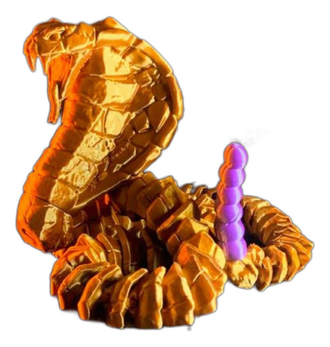 Serpiente Cascabel Archivo Stl Obj Para Impresion 3d