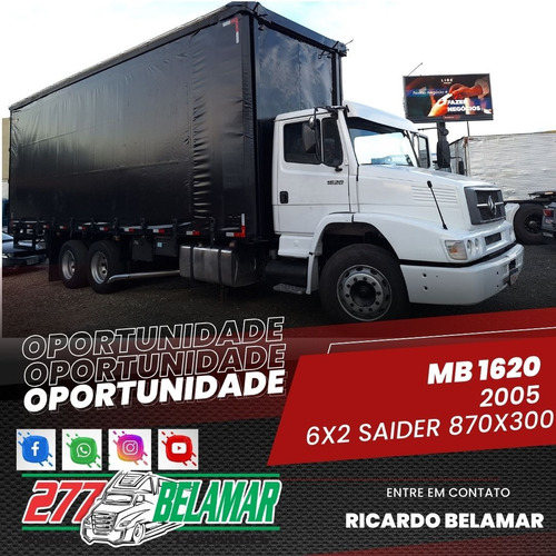 Caminhão Mb 1620 2005 Saider 870x300