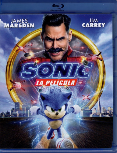 Sonic La Pelicula Jim Carrey Blu-ray