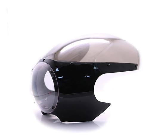 Imagen 5 de 10 de Mascara Carenado Cafe Racer Universal Moto Fairing 7''