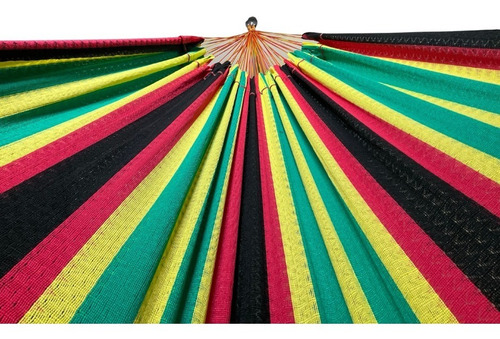 Imagen 4 de 4 de Hamaca Yucateca 100% Algodón Colores (verde,amarillo,rojo)