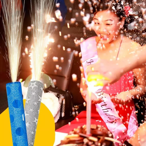 60 Velas De Bengala O Chisperos Para Pasteles O Cumpleaños
