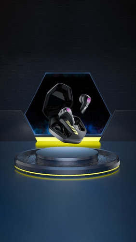 Imagen 5 de 5 de Auricular Inalambrico Haylou G3 Gamer Bluetooth Rgb Tactil