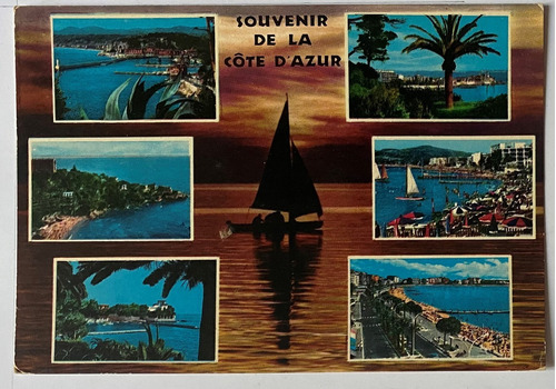 Antigua Postal A Color, Francia, La Cote D´azur  P0040