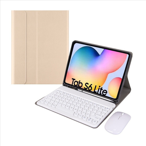 Funda Con Teclado Y Ratón Para Samsung Galaxy Tab S6 Lite P6