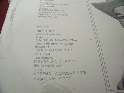 Lp Pedro Yerena, En Un Viejo Rincon (Usado)