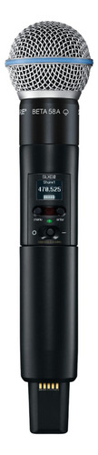 Sistema sem fio digital portátil Shure SLXD4BR-G58/B58 - preto