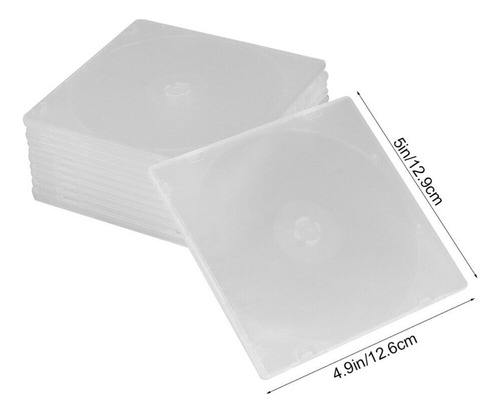 Estuche De 20 Piezas Para Cd, Caja De Almacenamiento De Dvd