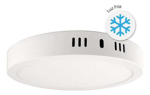Imagen 1 de 8 de Plafon Led 18w Techo Aplicar Lampara Redondo