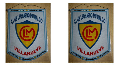 Banderin Mediano 27cm Club Leonardo Murialdo Villanueva