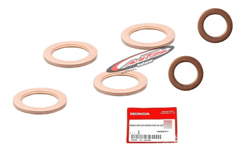 Kit Arandela Eje Balancin Sub Honda Xr 600 650 400 Moto Sur