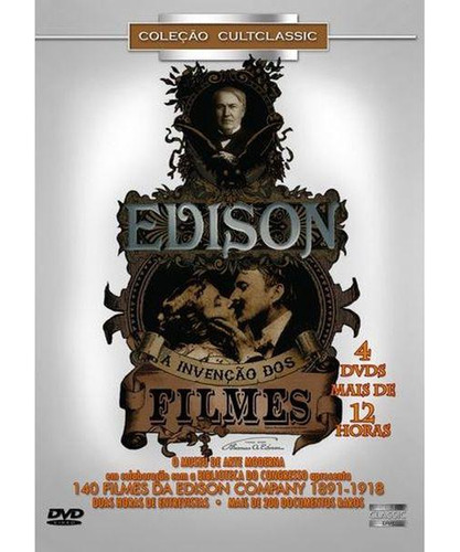 Dvd Box  Edison A Invenção Dos Filmes 4 Discos