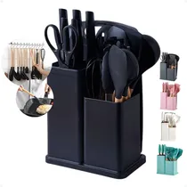 Comprar 19 Peças Kit Utensilios Cozinha Tábua Em Silicone Espátula