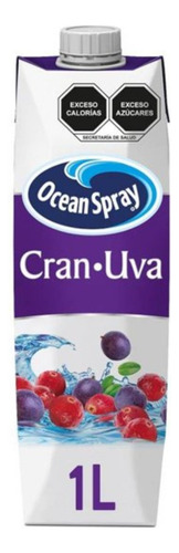 Bebida Ocean Spray Arándano Y Uva 1 L