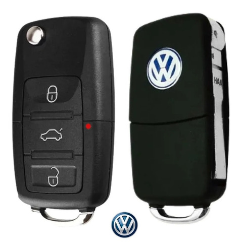 Carcasa De Llave Vw Polo/fox/gol G5 / G5 Sedan 3 Botones