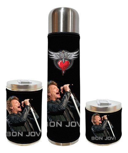 Set Matero 3 Piezas Aty Bon Jovi Excelente Calidad