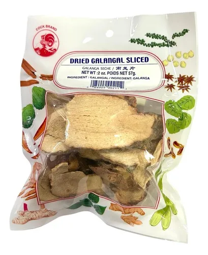Galangal Seco En Rodajas 57g Cock Brand - Lireke