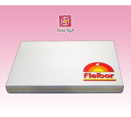 Imagen 3 de 8 de Colorantes Comestibles En Pasta Fleibor X 46 Premium Collec.