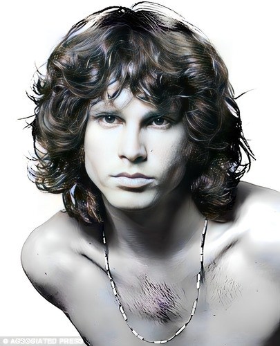 #31 Jim Morrison Poster Vinilo Autoadhesivo 100x60m