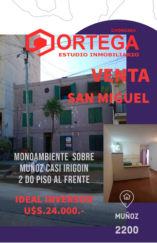 Lindo Monoambiente En Venta Ideal Inversor 