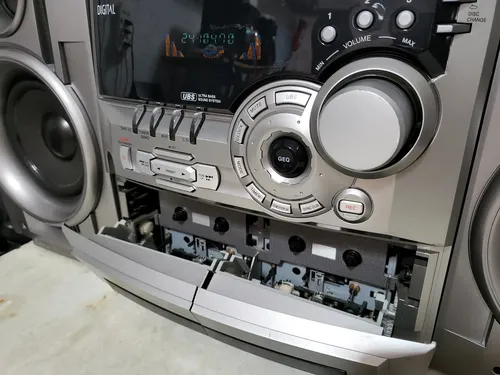 Mini Hifi System Toshiba Ms-6526 Carrocel 3 Cds Com Controle