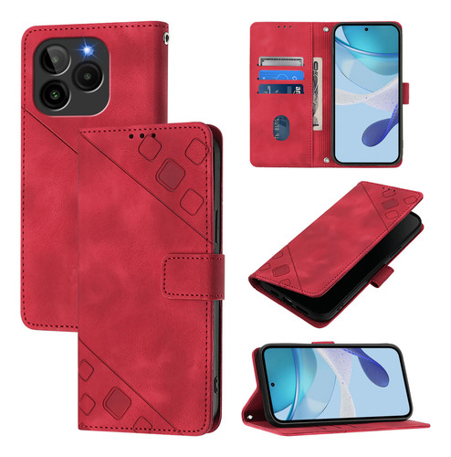Funda Tipo Cartera Con Tapa Para Blu Bold K10