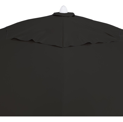 Ombrelone Central Redondo 240 Metros Solasol Sungap Sem Abas Cor Preto Liso