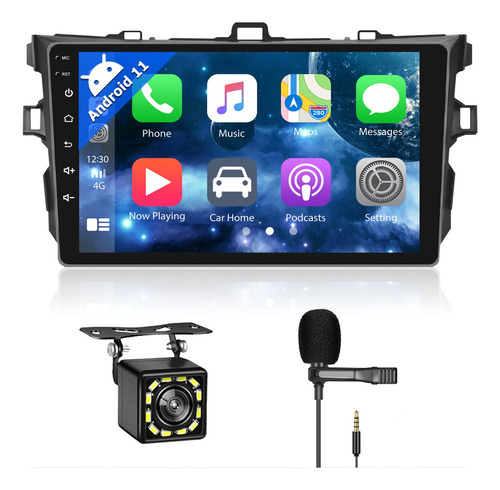 Autoestéreo De 9 In C/android 11 P/toyota Corolla 2006-2012