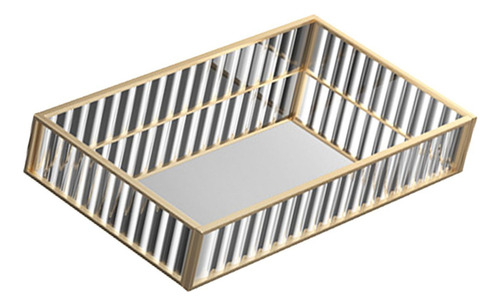 Compatible Bandeja De Espejo De Cristal Bandeja De