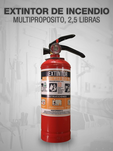 Extintor Para Incendios 2.5 Libras