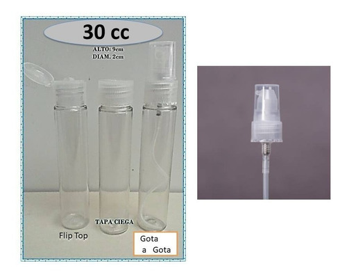 Imagen 1 de 1 de Envase Plástico Pet 30 Cc Gota A Gota (x40)