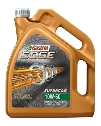 Aceite Castrol Edge 10w60 X 4l  100% Sintético Original 