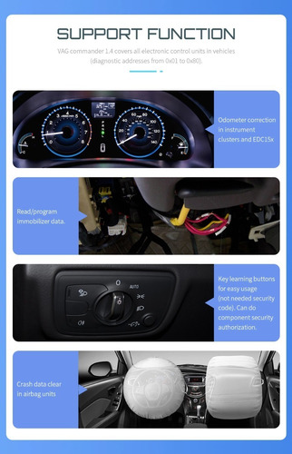 Escaner Vag-k+can Commander Full 1.4 Scanner Odometro Inmo