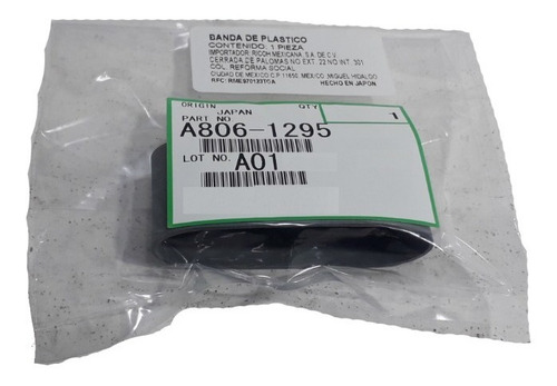 Banda Ricoh A806-1295 A8061295 Original Paper Feed Belt Nuev