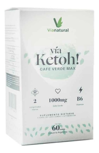 Imagen 1 de 3 de Viaketoh! Café Verde Max 60 Comp