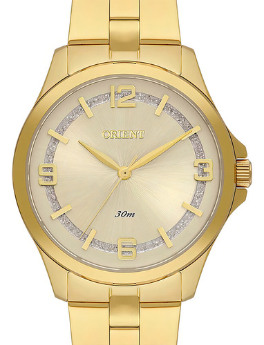 Relógio Orient Feminino Ref: Fgss0227 C2kx Casual Dourado