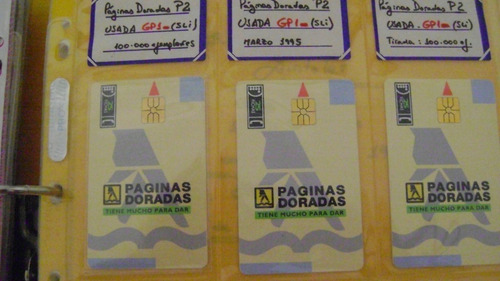 Tarjeta De Telefonica De Argentina Paginas Doradas Nva Gp1 (Usado)