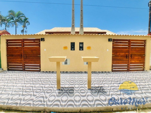 Imagem 2 de 30 de Casa Nova À Venda Em Itanhaém - Lado Praia - Gaivota - Ótima Localização - Oportunidade - Financie - Confira! - 006 - 70265670