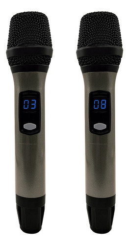 Microfone Sem Fio Duplo Multifrequência Digital Leson Ls-926