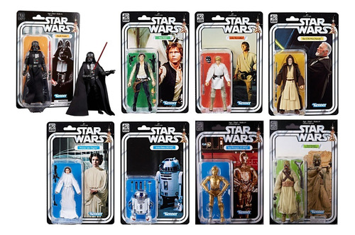 Star Wars Black Series 6 Colección 40 Aniversario (41 Pzas)